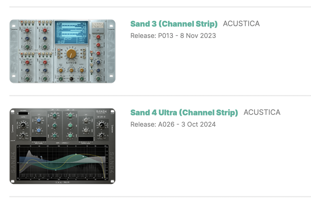 Acustica Audio Sand 4 Ultra